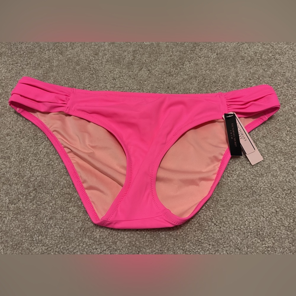 Victoria's Secret Neon Hot Pink Bikini Bottom
